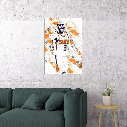 Chris Paul Phoenix Suns Basketball Star Player Poster Wall Art Print Home Wall Decor - xonomax