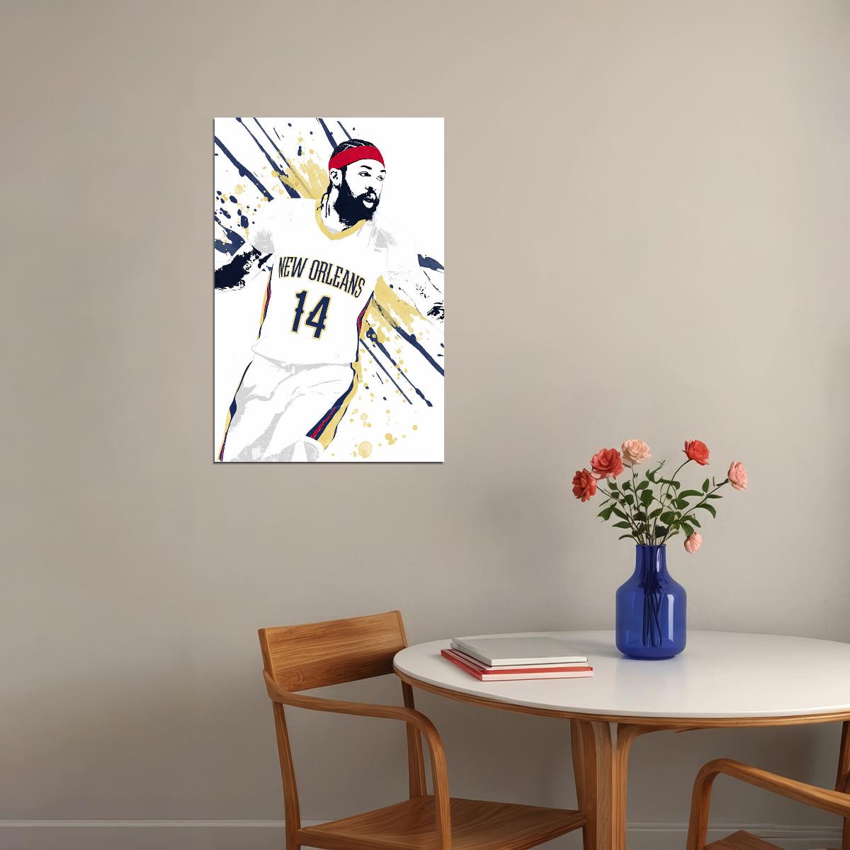 Brandon Ingram New Orleans Pelicans Basketball Star Player Poster Wall Art Print Home Wall Decor - xonomax