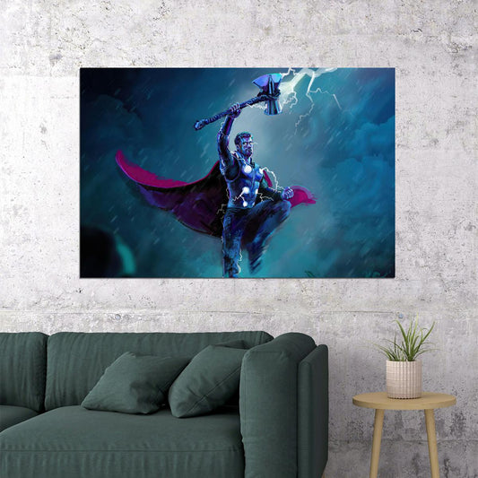 Thor Movie Stormbreaker Adventure Action Fantasy Poster Wall Art Print Home Wall Decor - xonomax