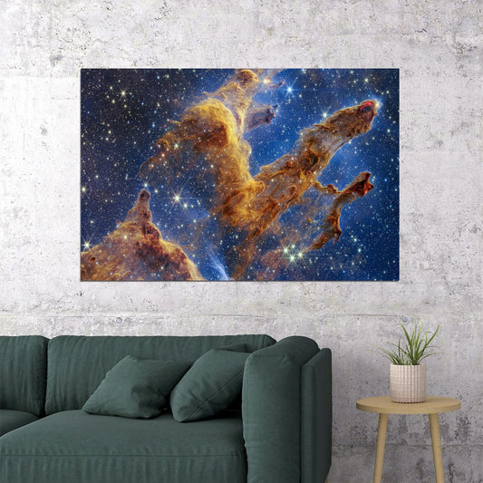 Space Nebula Pillars Of Creation Sidereal Ensemble Poster Wall Art Print Home Wall Decor - xonomax