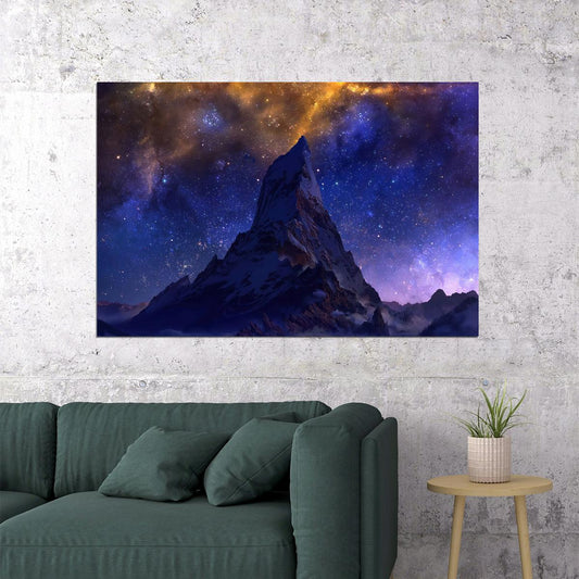 Aurelion Sol Lol Finality Mountain Sky Poster Wall Art Print Home Wall Decor - xonomax