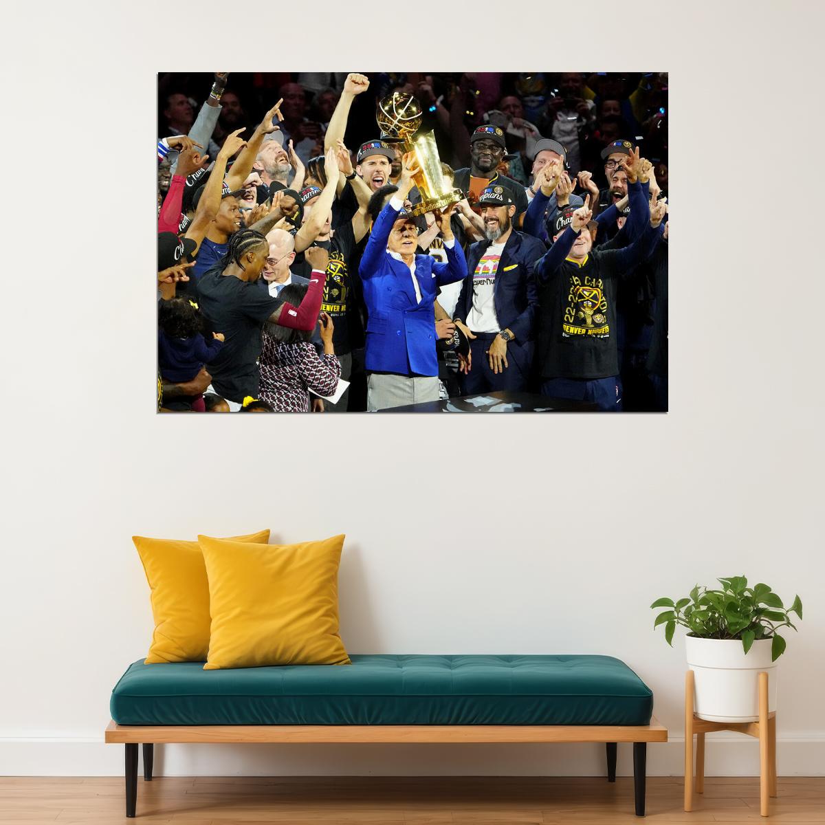Denver Nuggets Basketball Final Match Sports Poster Wall Art Print Home Wall Decor - xonomax