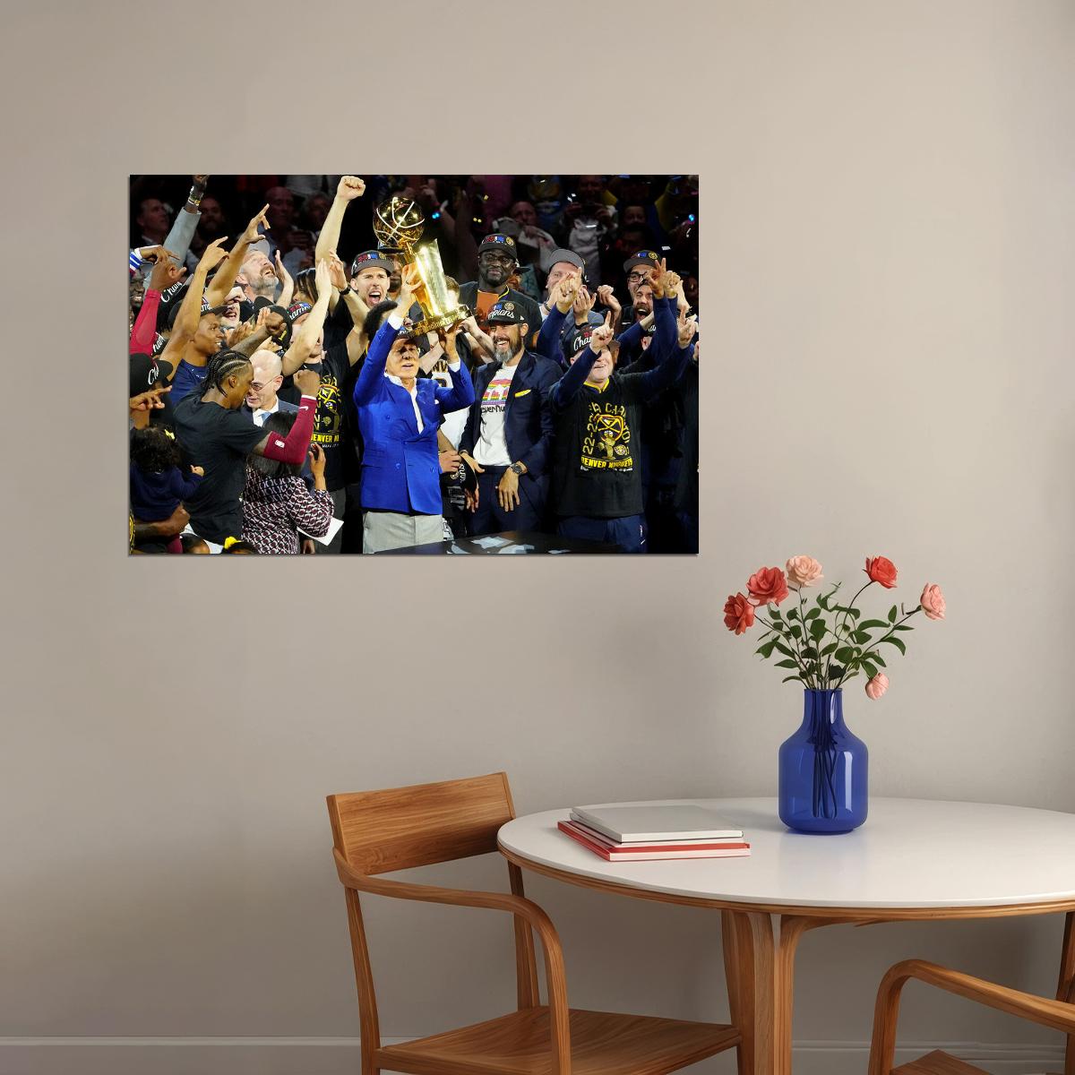 Denver Nuggets Basketball Final Match Sports Poster Wall Art Print Home Wall Decor - xonomax