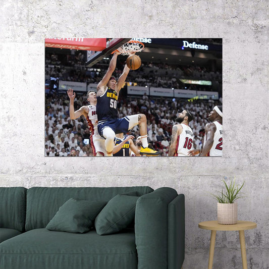 Denver Nuggets Finals Basketball Match Sports Poster Wall Art Print Home Wall Decor - xonomax