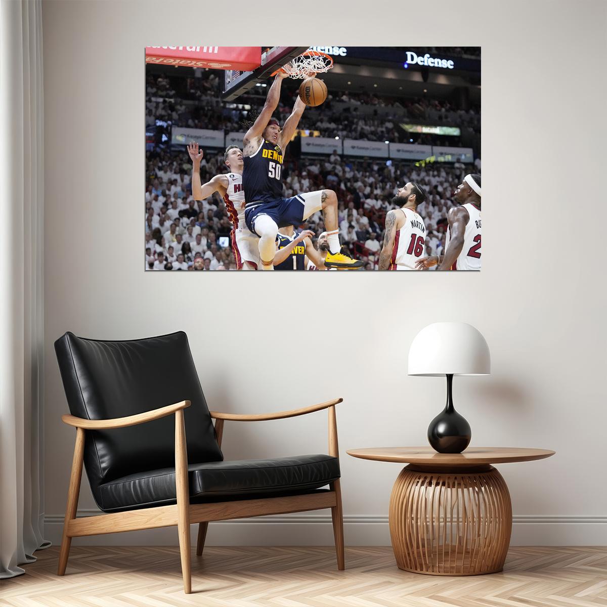 Denver Nuggets Finals Basketball Match Sports Poster Wall Art Print Home Wall Decor - xonomax