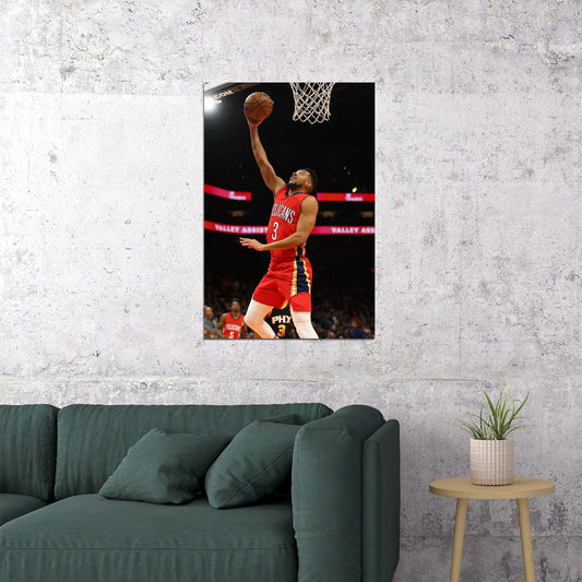 New Orleans Pelicans Cj Mccollum 3 American Basketball Poster Wall Art Print Home Wall Decor - xonomax