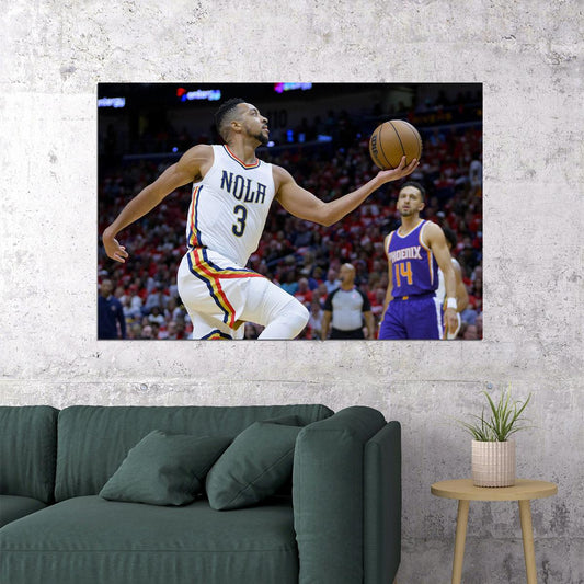 Cj Mccollum American Basketball New Orleans Pelicans Poster Wall Art Print Home Wall Decor - xonomax