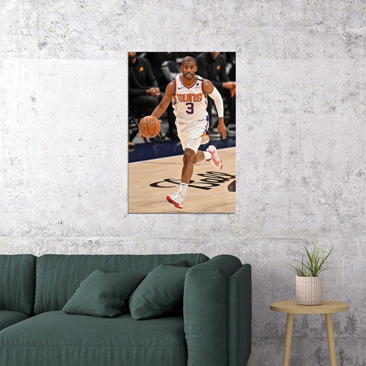 Phoenix Suns Team Chris Paul American Athlete Play maker Poster Wall Art Print Home Wall Decor - xonomax
