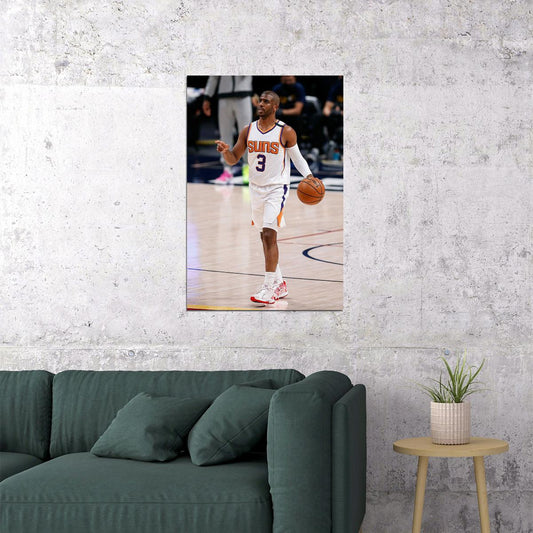 Phoenix Suns Basketball Team Chris Paul American Athlete Poster Wall Art Print Home Wall Decor - xonomax