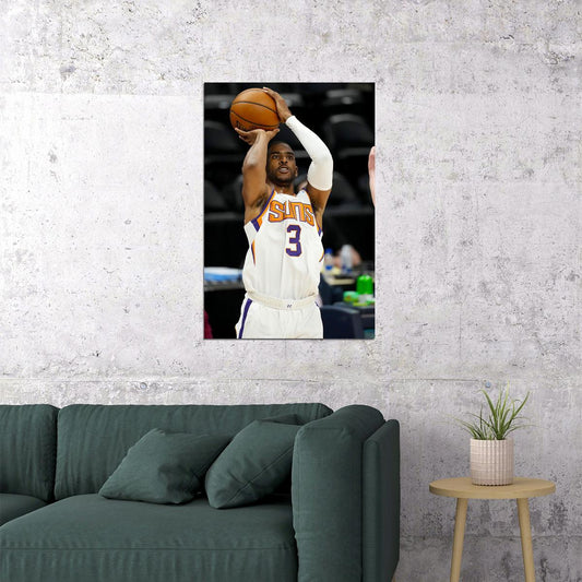Chris Paul American Athlete Phoenix Suns Basketball Team Poster Wall Art Print Home Wall Decor - xonomax