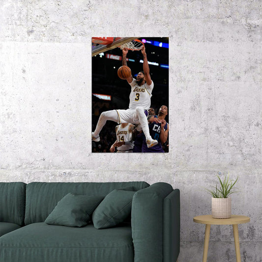 Anthony Davis La Lakers American Basketball Sports Poster Wall Art Print Home Wall Decor - xonomax