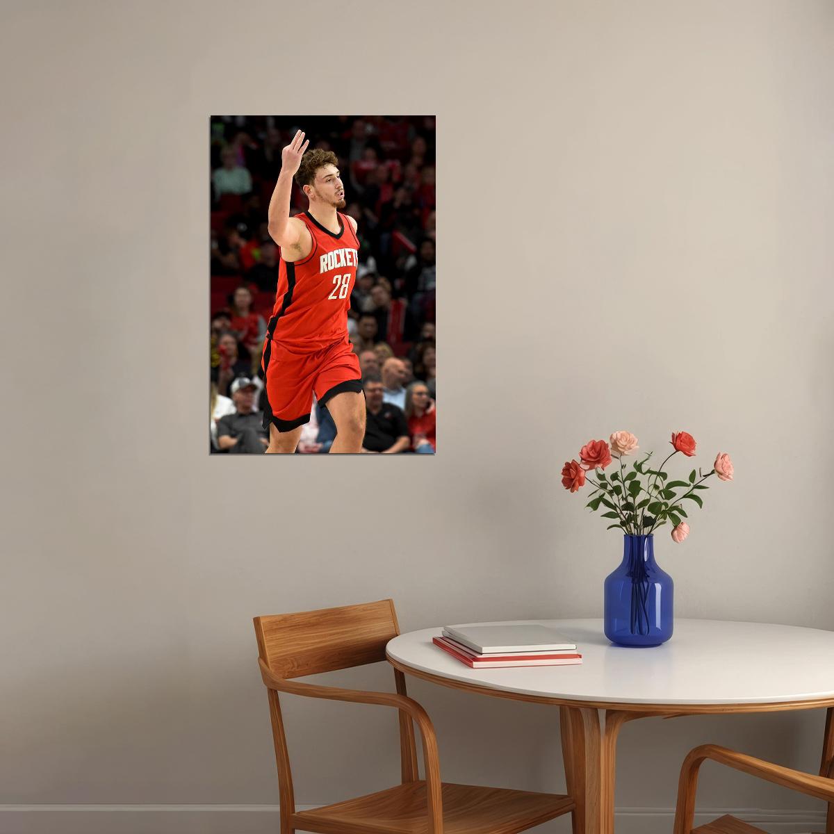 Alperen Sengun Athlete Houston Rockets Basketball Team Poster Wall Art Print Home Wall Decor - xonomax