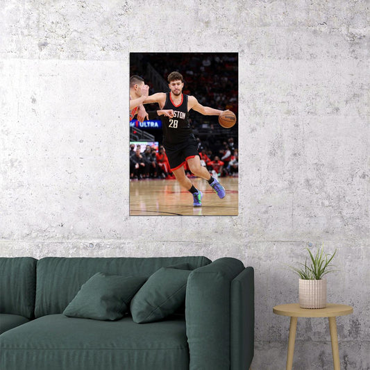 Alperen Sengun Houston Rockets Basketball Team Poster Wall Art Print Home Wall Decor - xonomax