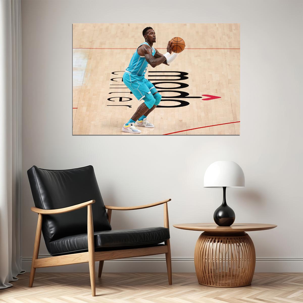 Basketball Terry Rozier Charlotte Hornets Player Poster Wall Art Print Home Wall Decor - xonomax