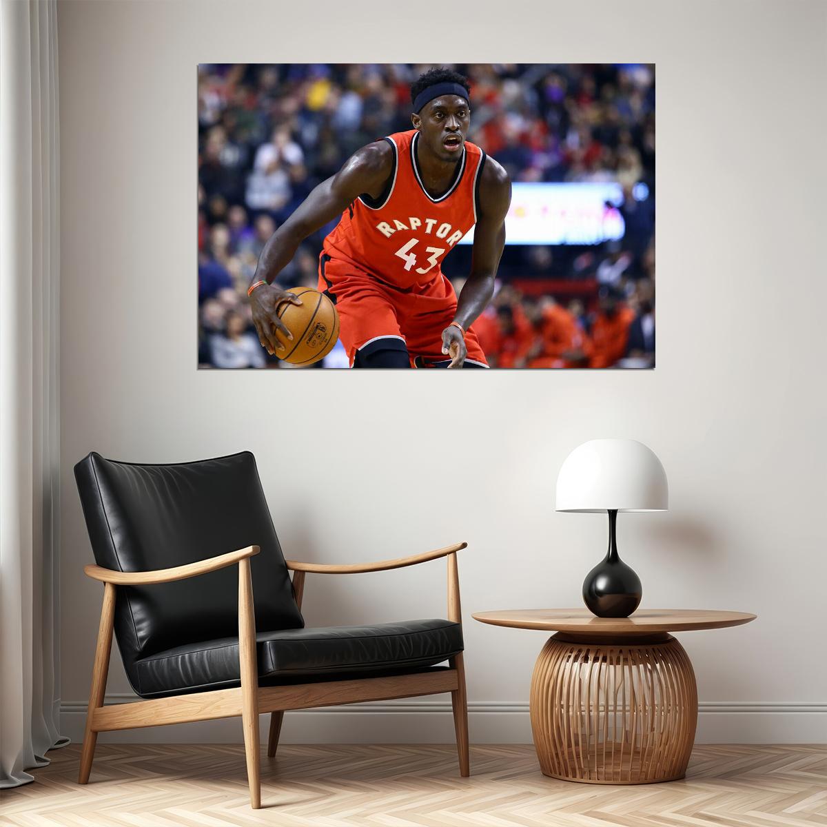 Cameroonian Pascal Siakam In Match Toronto Raptors Team Poster Wall Art Print Home Wall Decor - xonomax