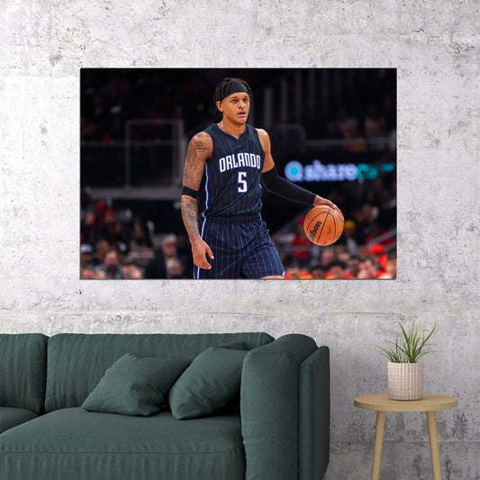 Orlando Magic Team Paolo Banchero Italian Basketball Poster Wall Art Print Home Wall Decor - xonomax