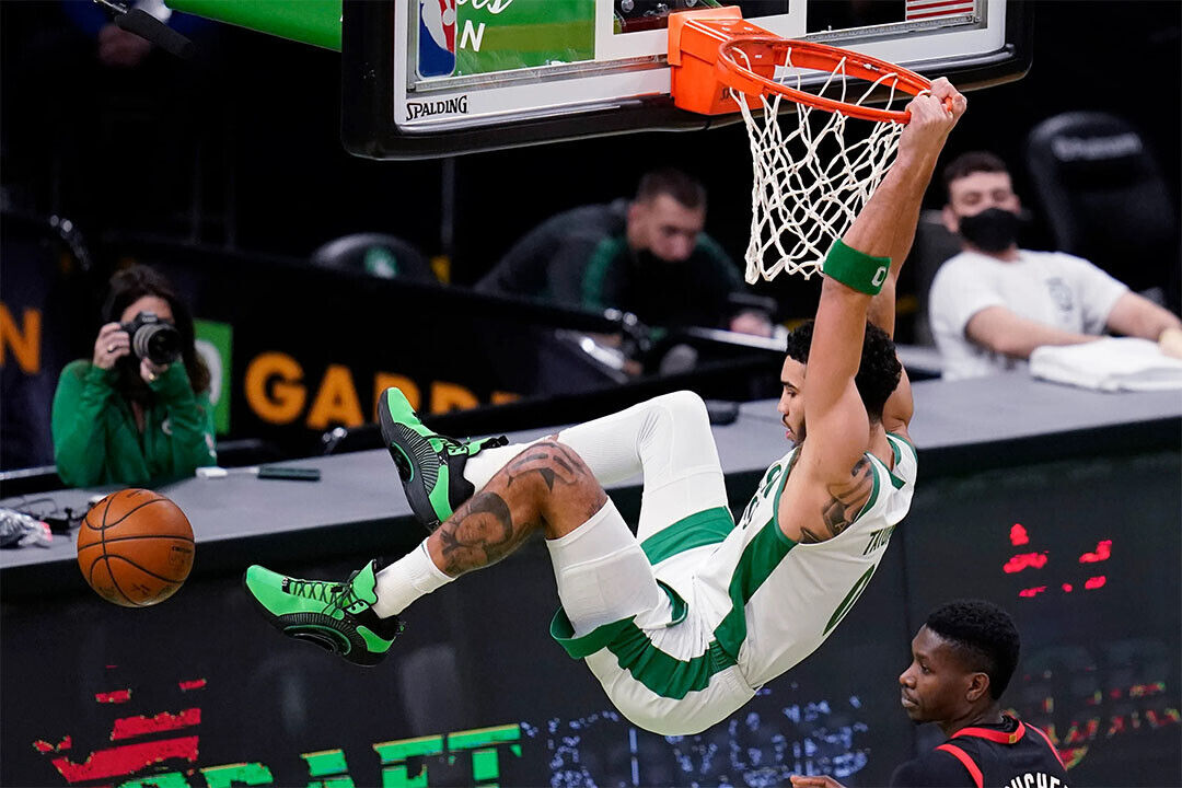 Jayson Tatum American Basketball Boston Celtics Team Poster Wall Art Print Home Wall Decor
