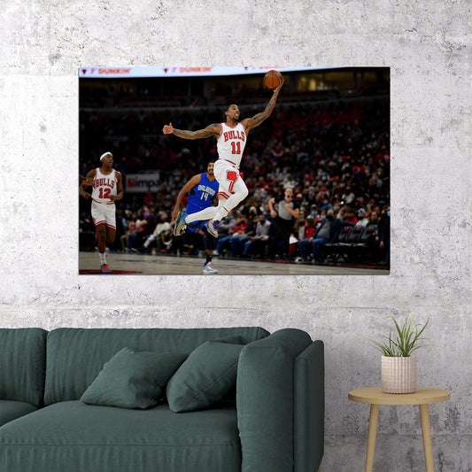 Demar Derozan Chicago Bulls Basketball Team Poster Wall Art Print Home Wall Decor - xonomax