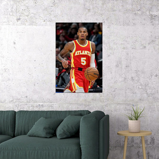 Dejounte Murray 5 Atlanta Hawks Team Sports Athlete Poster Wall Art Print Home Wall Decor - xonomax