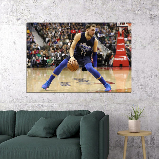 Dallas Mavericks Team Sports Luka Doncic Basketball Poster Wall Art Print Home Wall Decor - xonomax