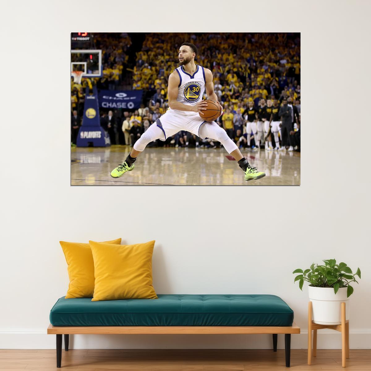 Stephen Curry 30 Basketball Golden State Warriors Team Poster Wall Art Print Home Wall Decor - xonomax