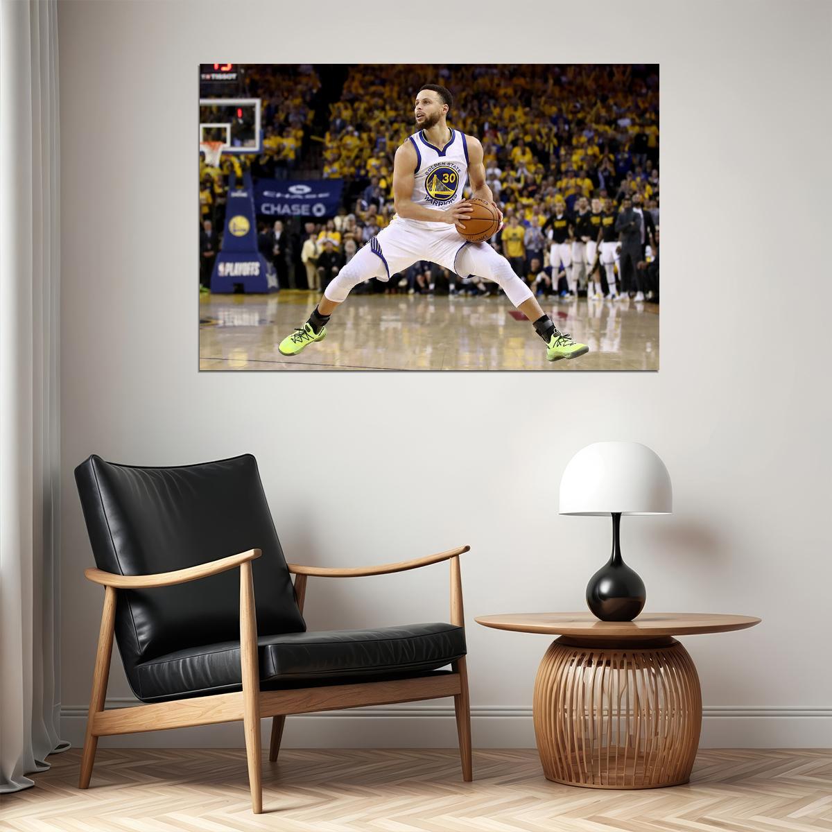 Stephen Curry 30 Basketball Golden State Warriors Team Poster Wall Art Print Home Wall Decor - xonomax