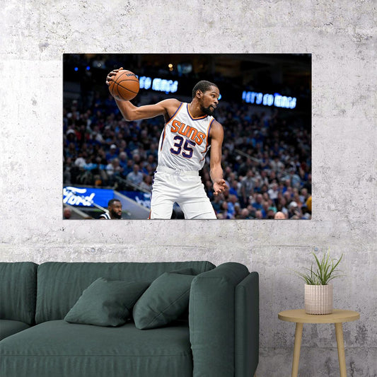 Phoenix Suns Basketball Team Kevin Durant Basketball Poster Wall Art Print Home Wall Decor - xonomax