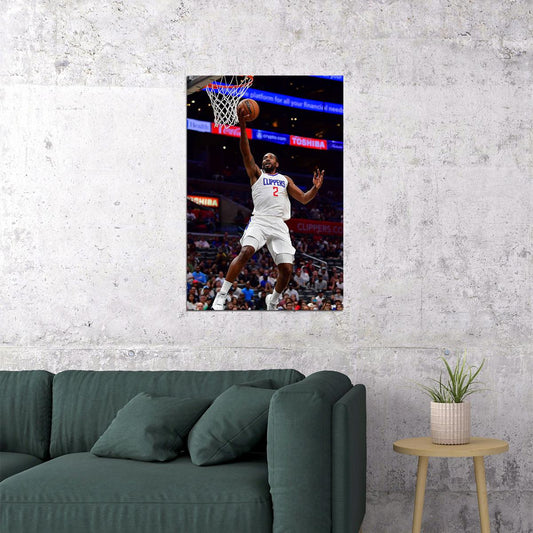 Kawhi Leonard American Athlete La Clippers Basketball Team Poster Wall Art Print Home Wall Decor - xonomax