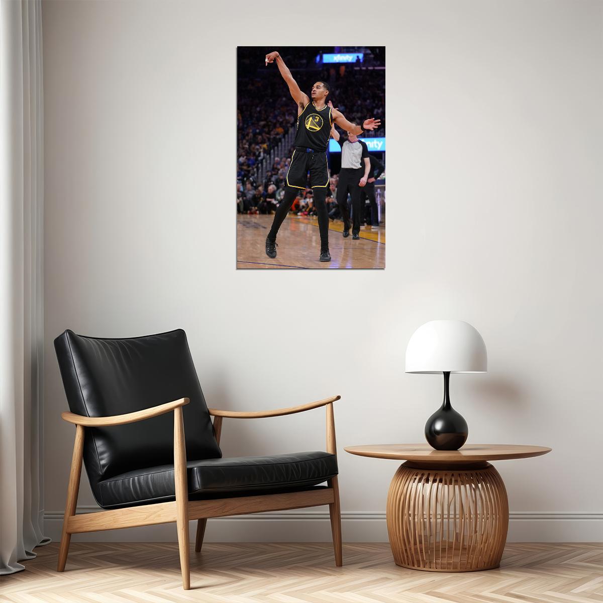 Jordan Poole American Athlete Golden State Warriors Team Poster Wall Art Print Home Wall Decor
