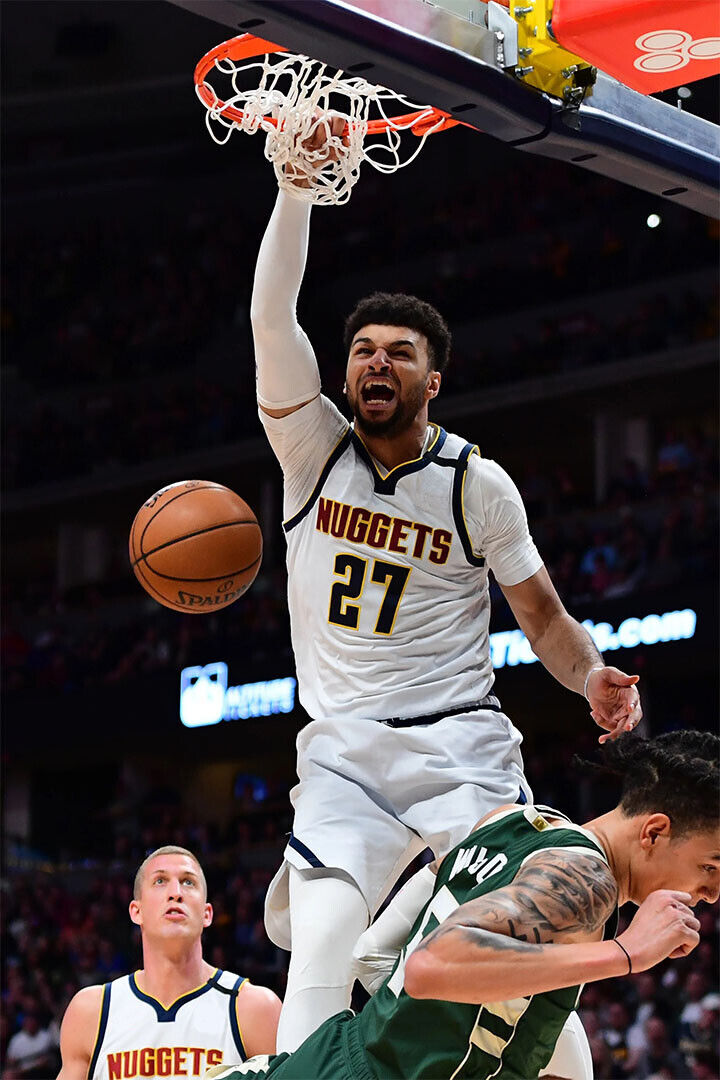 Denver Nuggets Team Jamal Murray 27 Basketball Player Poster Wall Art Print Home Wall Decor - xonomax