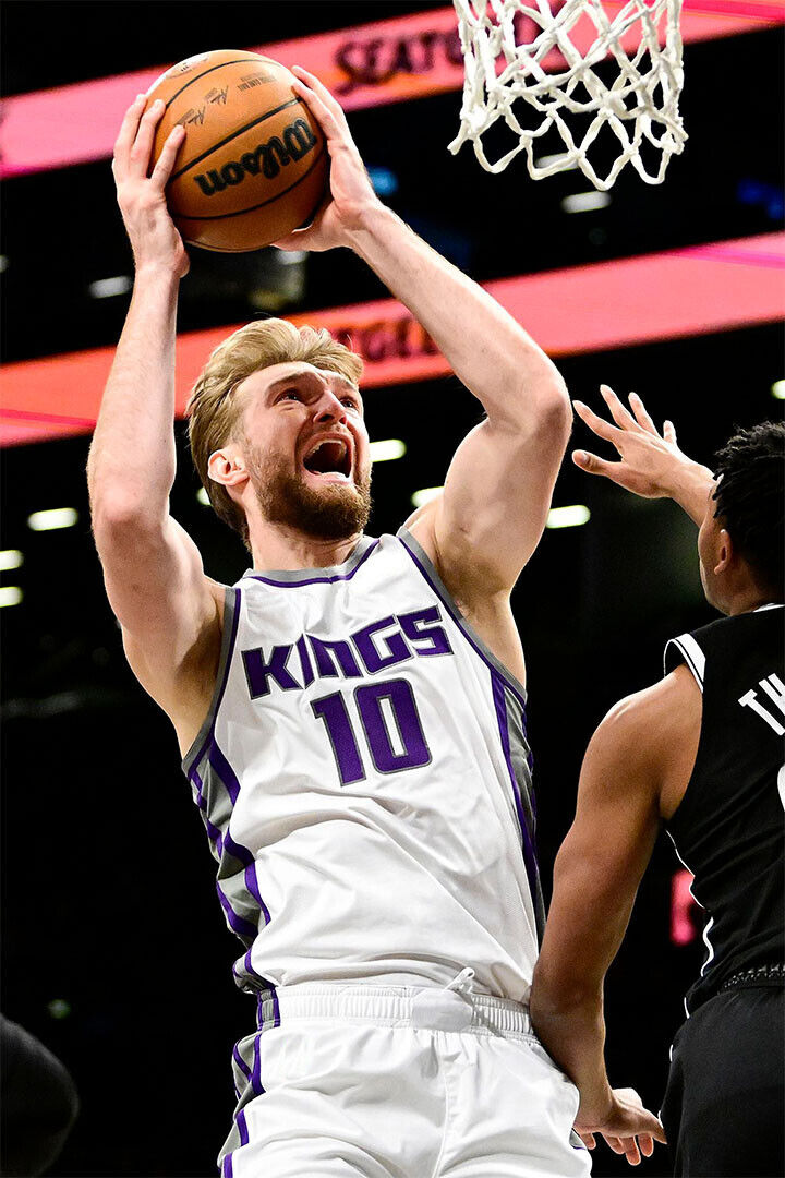 Sacramento Kings Basketball Team Domantas Sabonis Athlete Poster Wall Art Print Home Wall Decor
