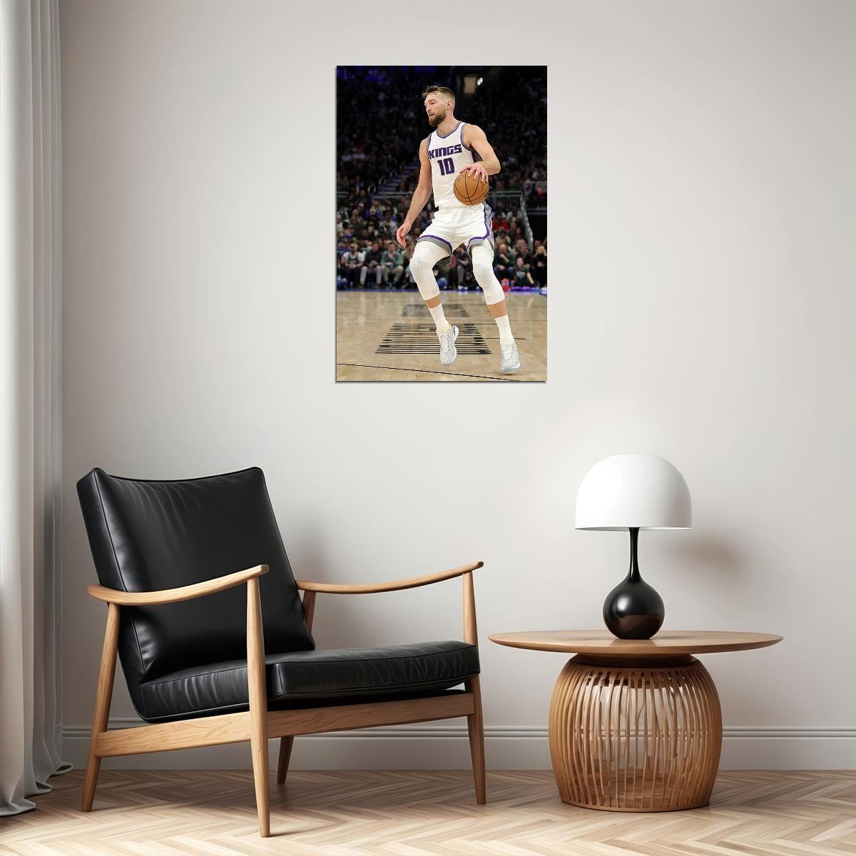 Domantas Sabonis Athlete Sacramento Kings Basketball Team Poster Wall Art Print Home Wall Decor