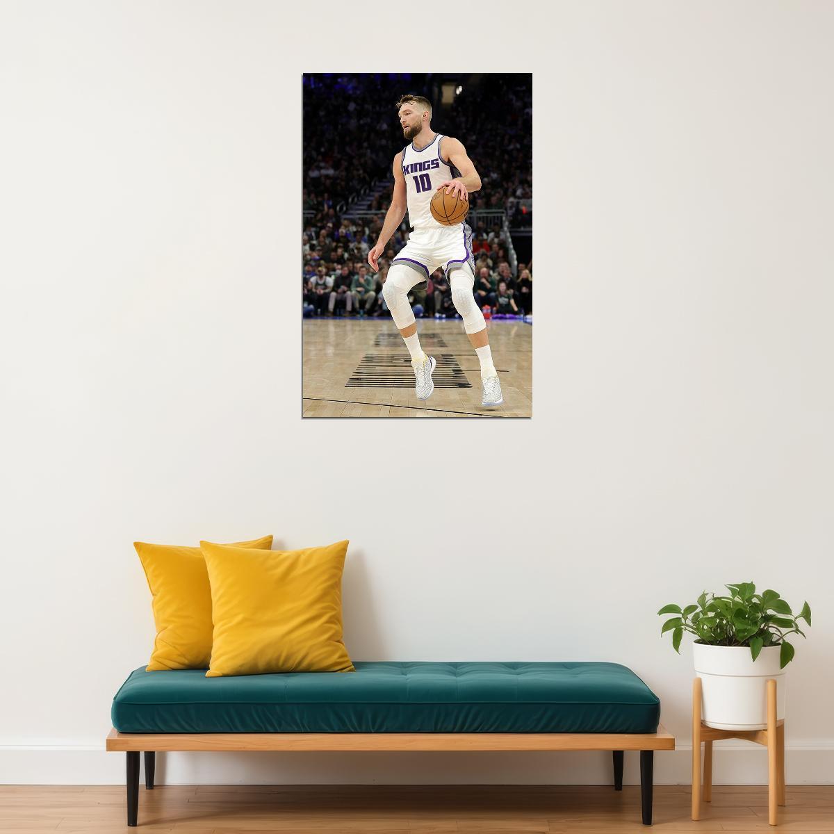 Domantas Sabonis Athlete Sacramento Kings Basketball Team Poster Wall Art Print Home Wall Decor