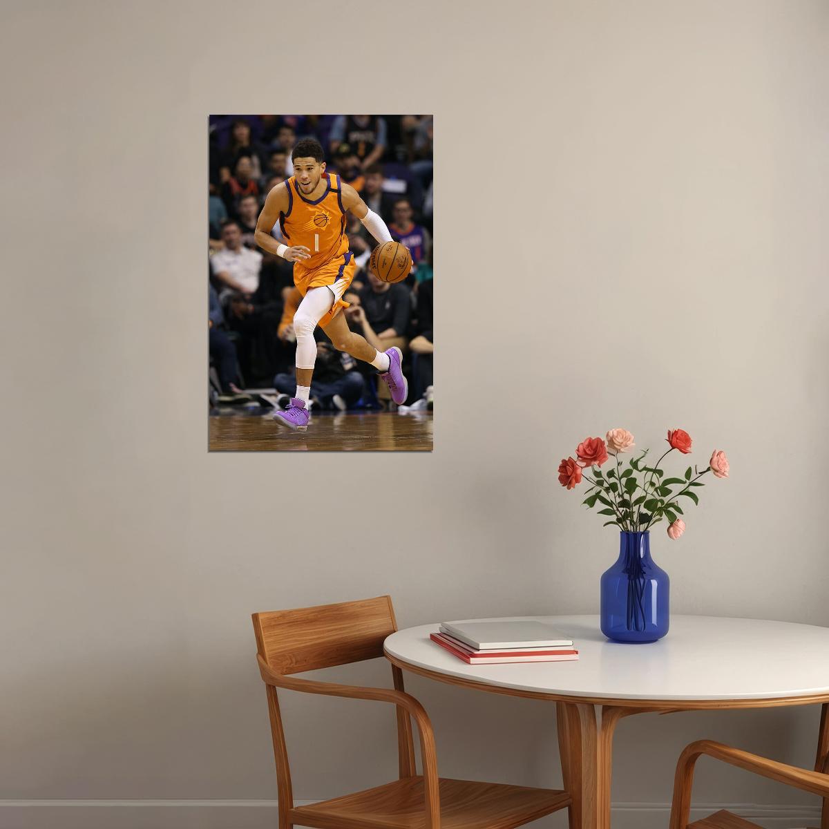 Phoenix Suns Basketball Team Devin Booker American Athlete Poster Wall Art Print Home Wall Decor