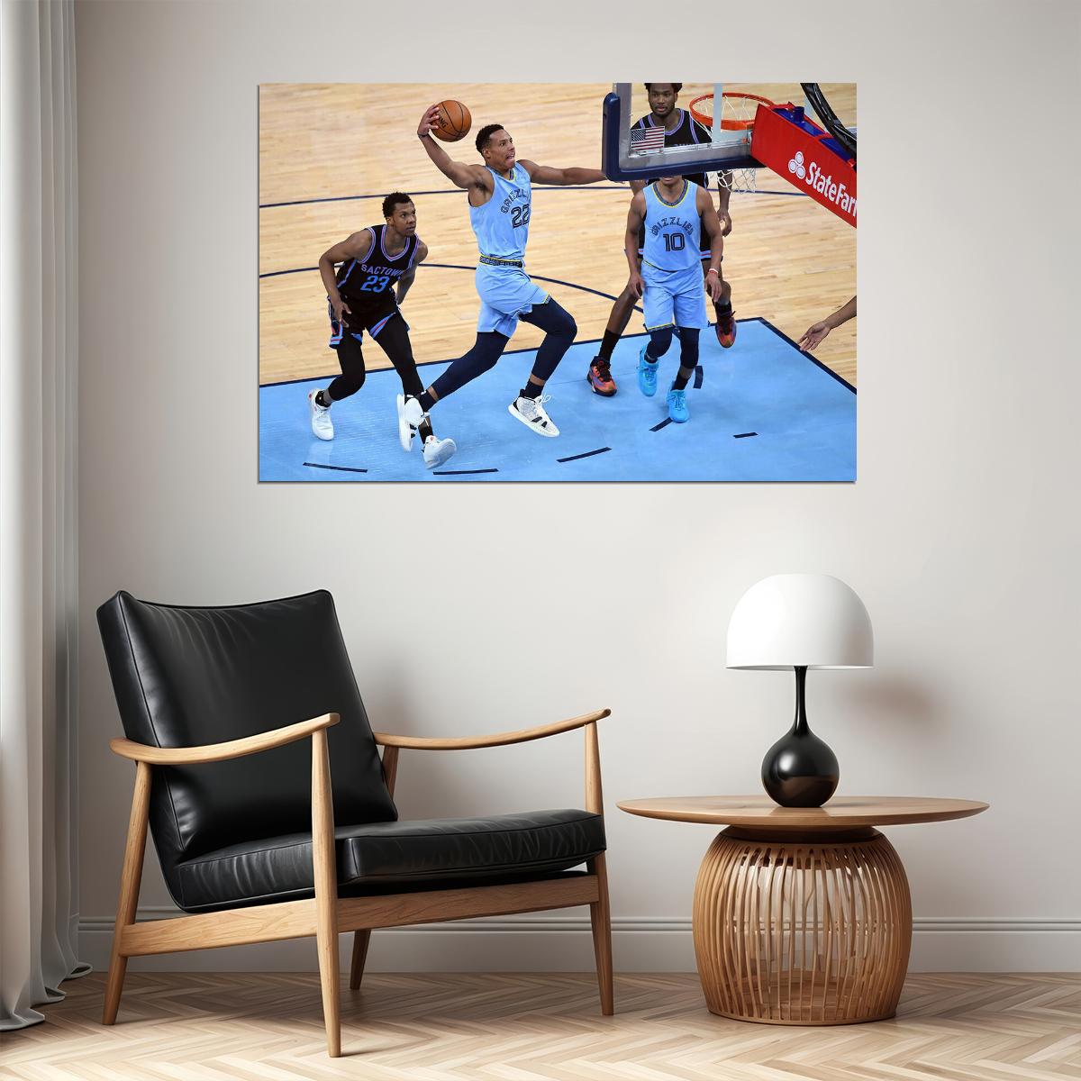 Desmond Bane 22 Athlete Memphis Grizzlies Basketball Team Poster Wall Art Print Home Wall Decor