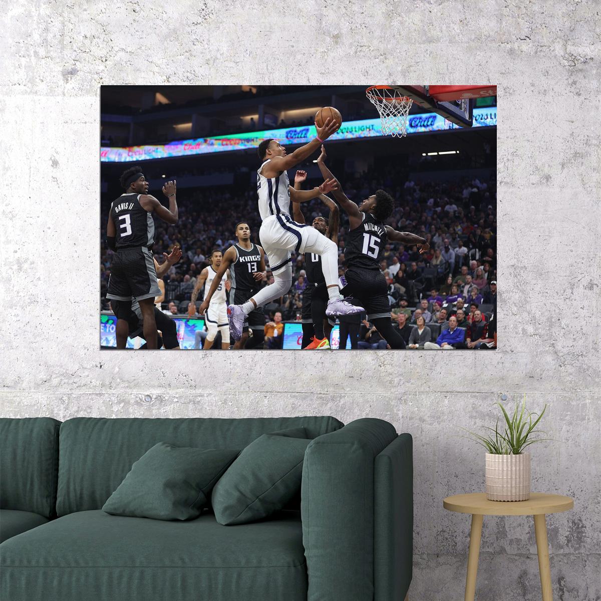 Desmond Bane Athlete Memphis Grizzlies Basketball Team Poster Wall Art Print Home Wall Decor