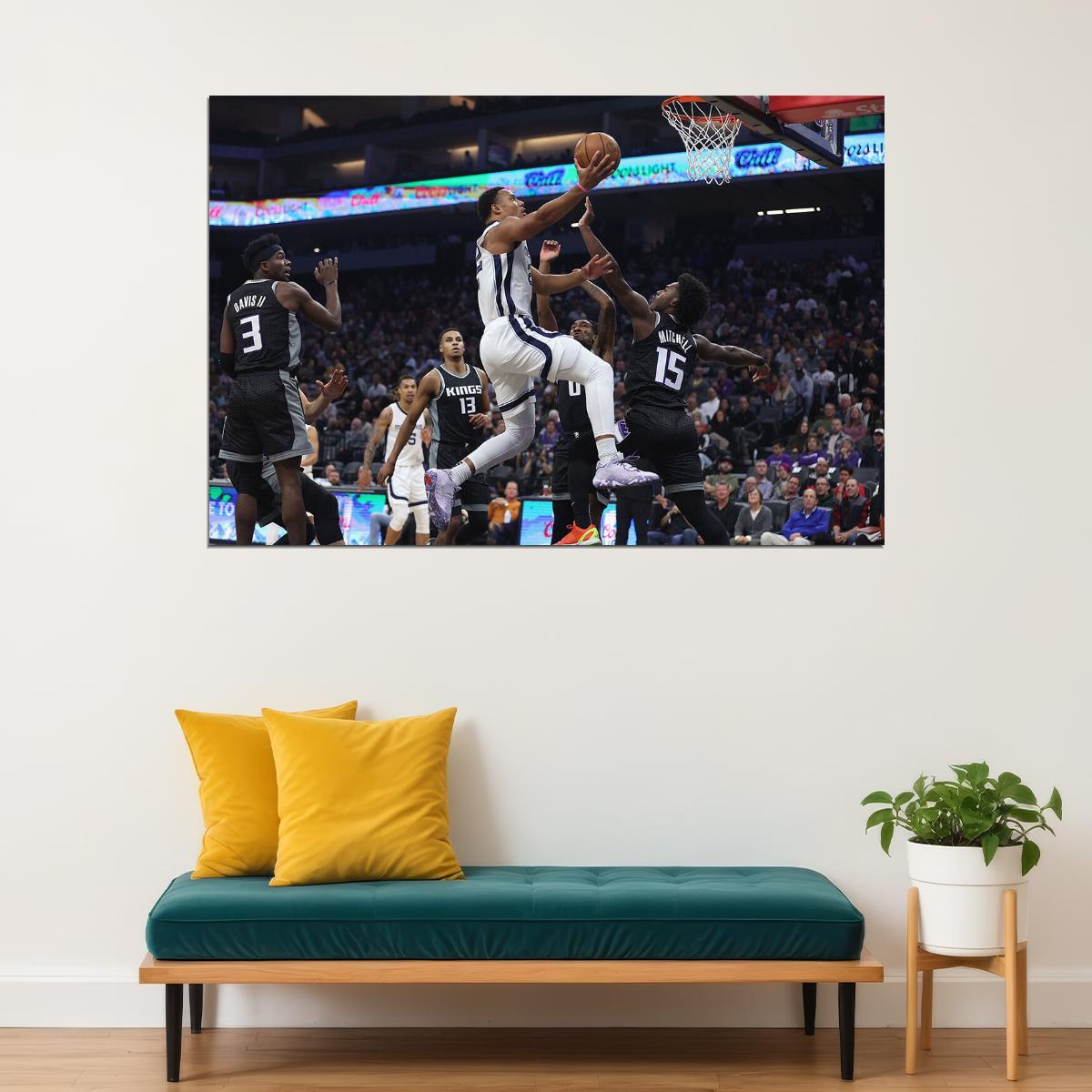 Desmond Bane Athlete Memphis Grizzlies Basketball Team Poster Wall Art Print Home Wall Decor