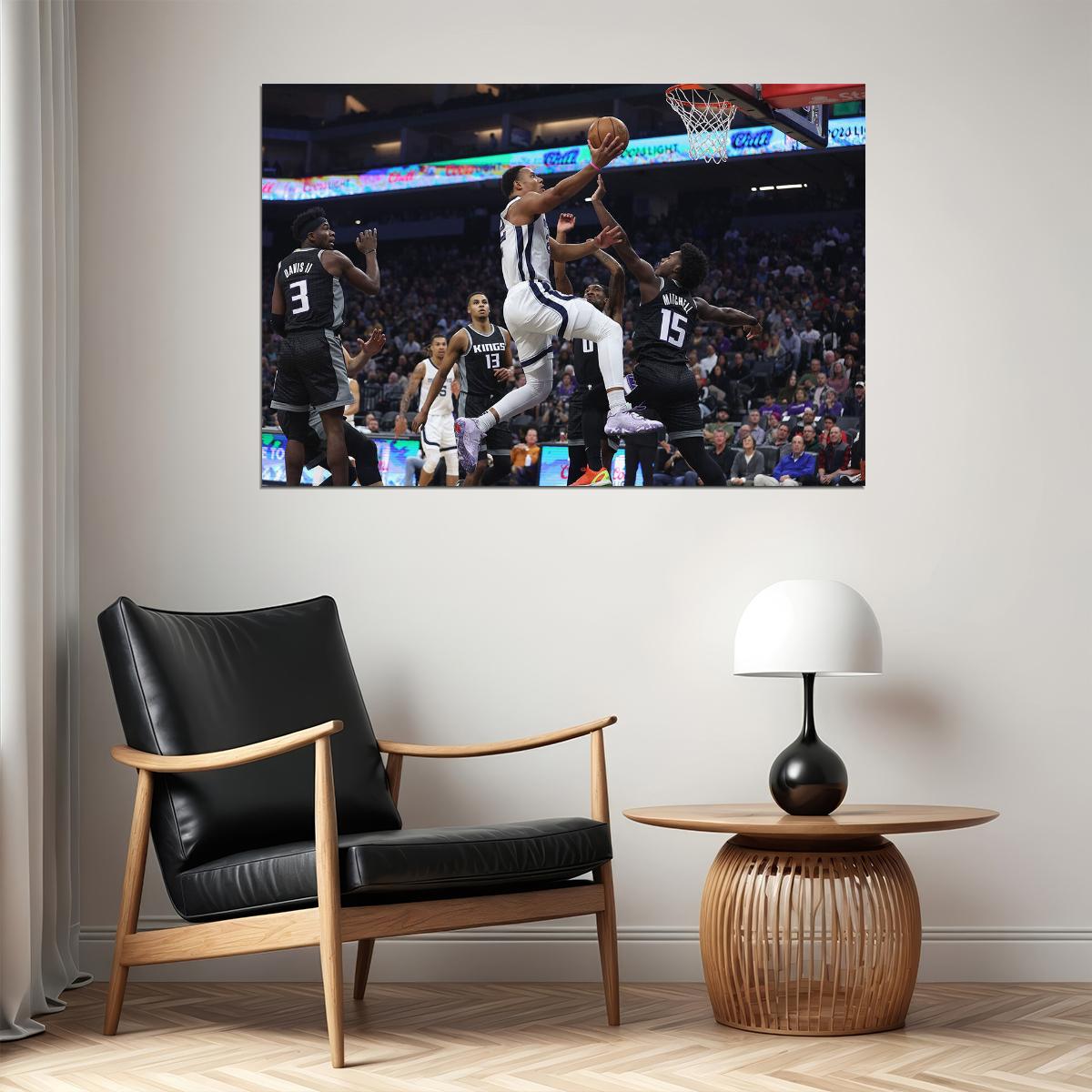 Desmond Bane Athlete Memphis Grizzlies Basketball Team Poster Wall Art Print Home Wall Decor