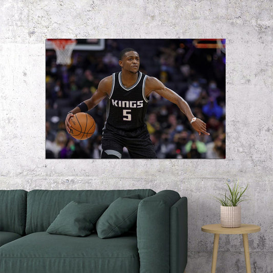 Athlete De'aaron Fox Sacramento Kings Basketball Team Poster Wall Art Print Home Wall Decor - xonomax