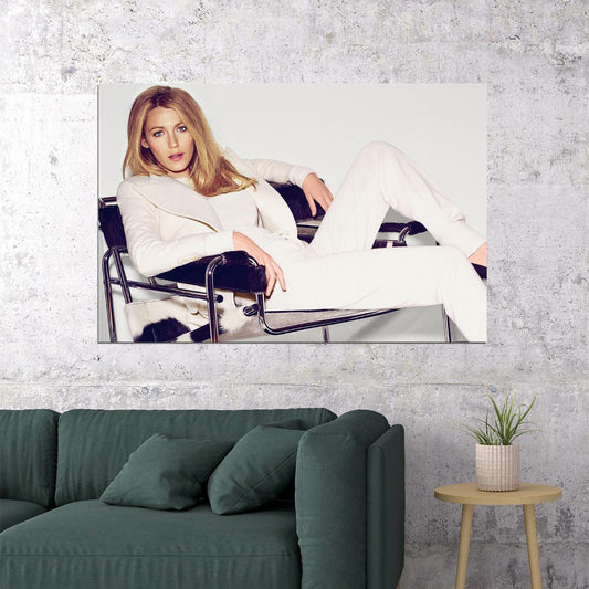 Blake Lively American Actor And Artist Poster Wall Art Print Home Wall Decor - xonomax