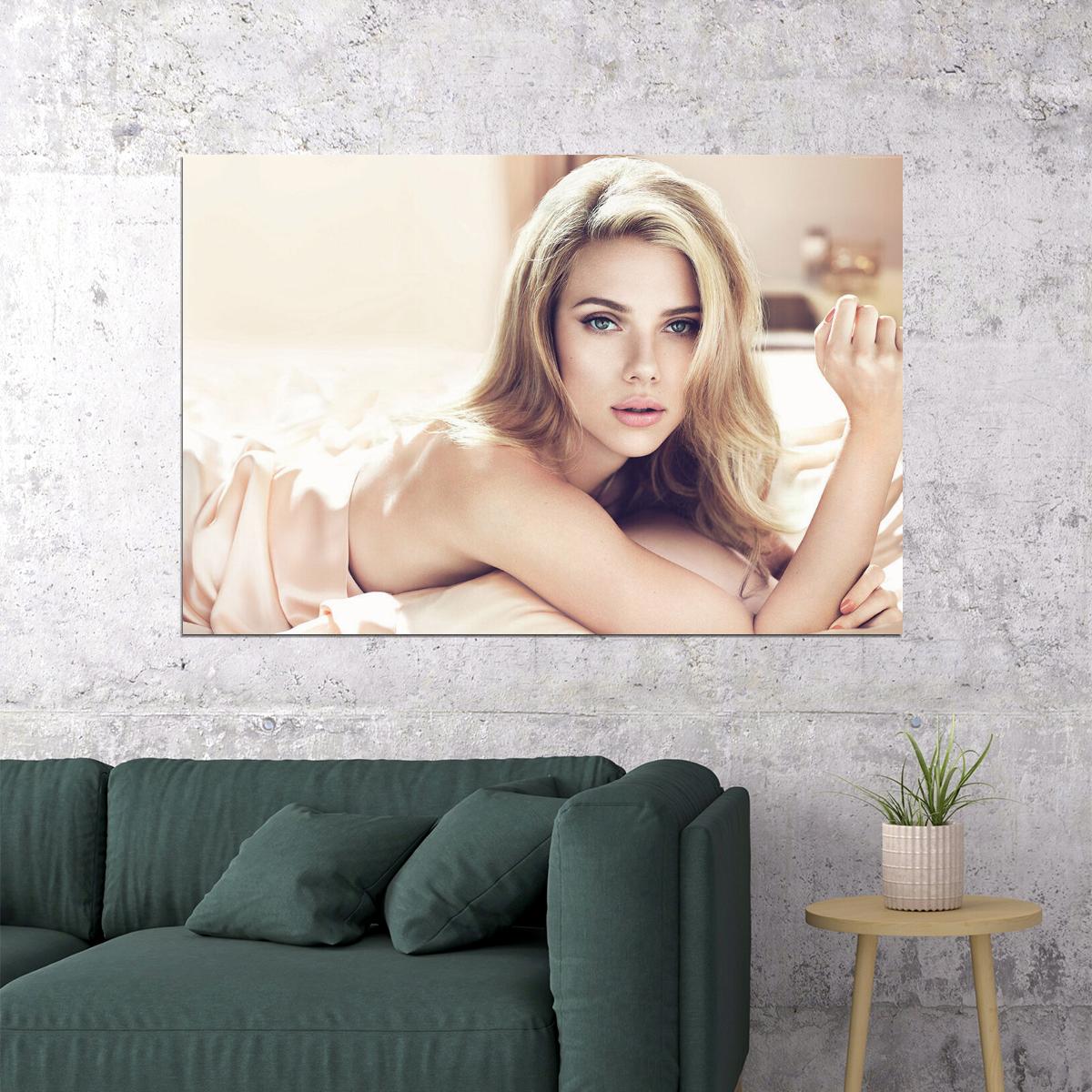 Scarlett Johansson Award Winner American Actor Poster Wall Art Print Home Wall Decor