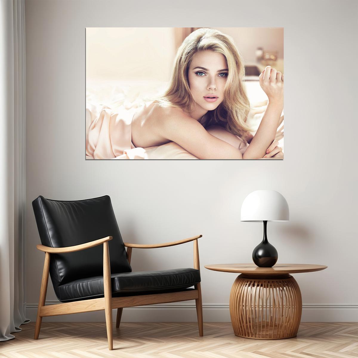 Scarlett Johansson Award Winner American Actor Poster Wall Art Print Home Wall Decor