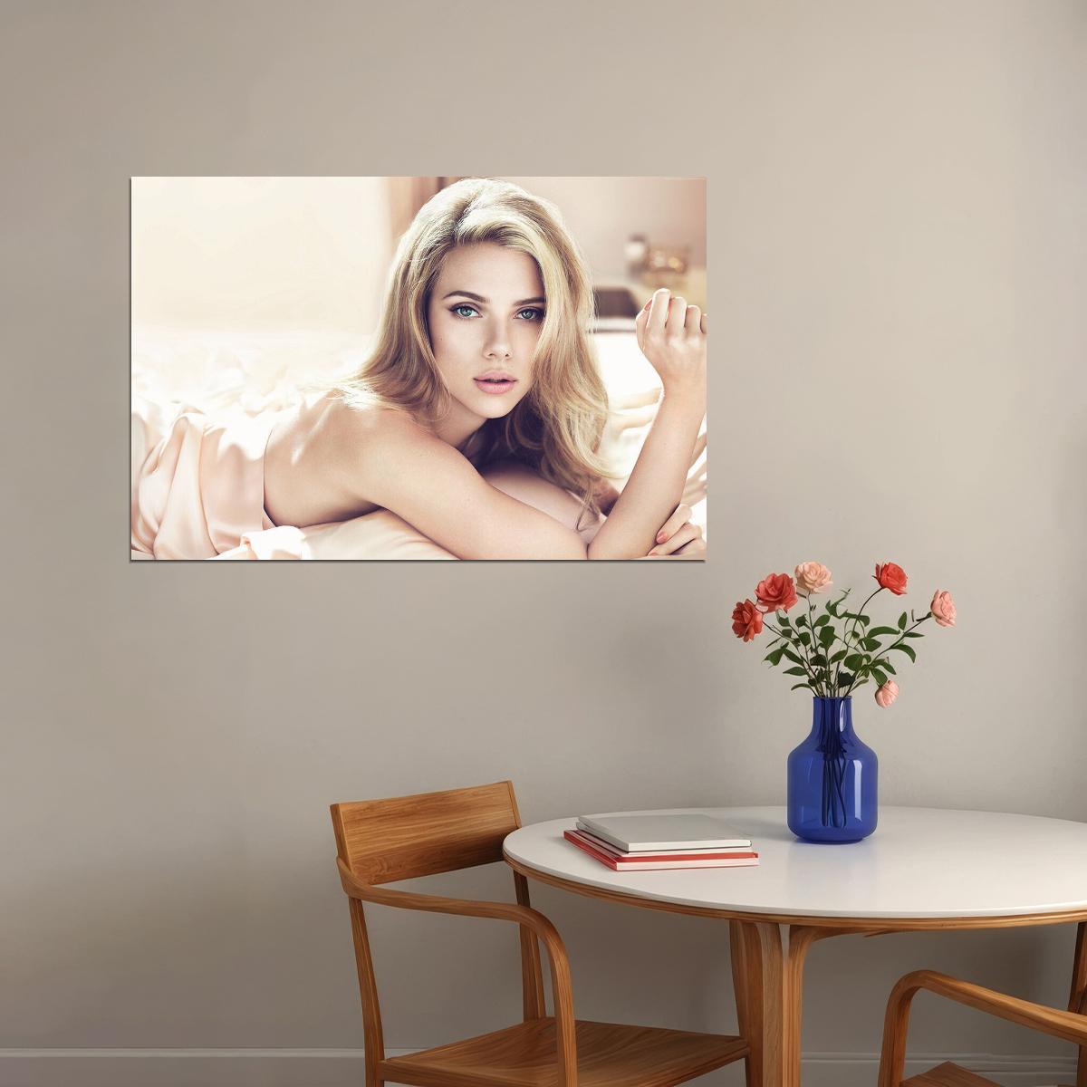 Scarlett Johansson Award Winner American Actor Poster Wall Art Print Home Wall Decor