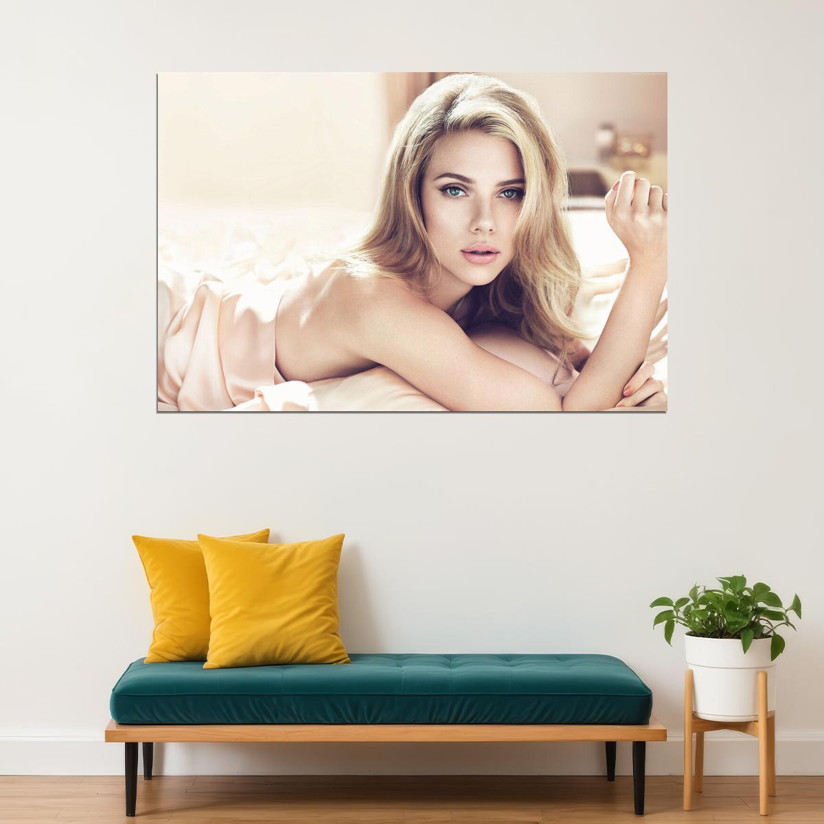 Scarlett Johansson Award Winner American Actor Poster Wall Art Print Home Wall Decor
