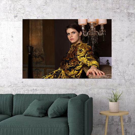 Alexandra Daddario American Actor Actress Poster Wall Art Print Home Wall Decor - xonomax