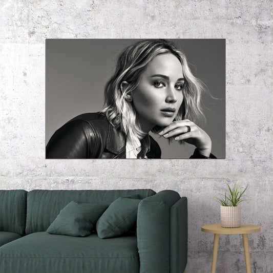 Jennifer Lawrence American Actor Actress Poster Wall Art Print Home Wall Decor - xonomax