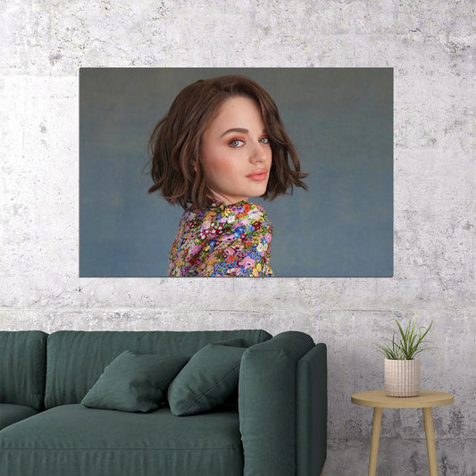Joey King American Actor And Artist Poster Wall Art Print Home Wall Decor - xonomax