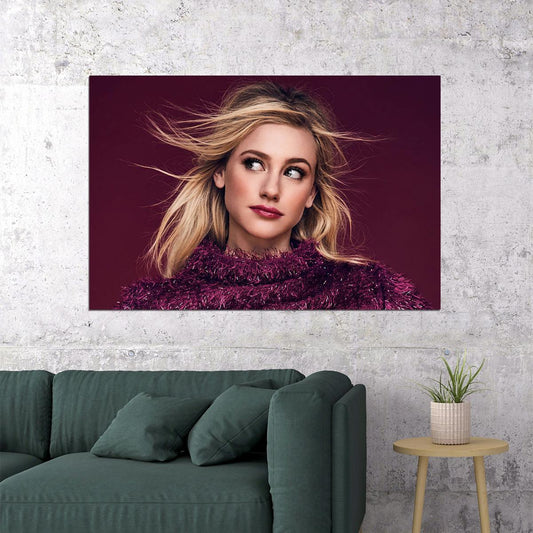Lili Reinhart American Actress And Artist Poster Wall Art Print Home Wall Decor - xonomax