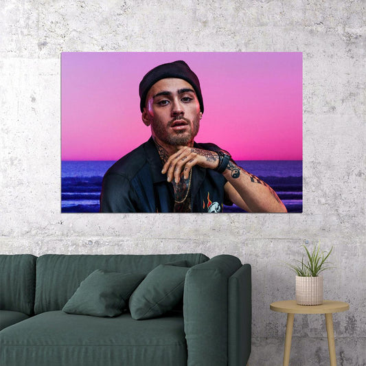 Zayn Malik Pakistani Songwriter And Artist Poster Wall Art Print Home Wall Decor - xonomax