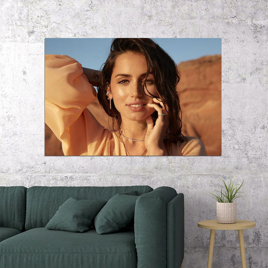 Ana De Armas Cuban Spanish Actor Actress Poster Wall Art Print Home Wall Decor - xonomax